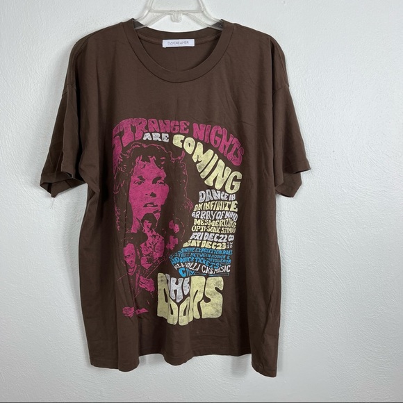 Daydreamer The Doors Strange Nights Are Coming Oversized Slouchy Merch Tee - Picture 2 of 11